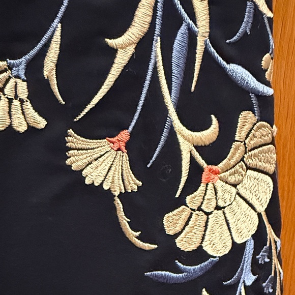 Moulinette Soeurs Navy Floral Mini Dress - Picture 5 of 6